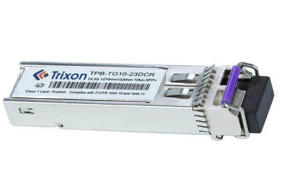 خرید TPB-TG10-23DCR 10G 10km TX1270nm,RX1310nm BIDI LC Connector SFP+ Transceiver Module MSA SFF-8472 مطابق ساخت آنلاین