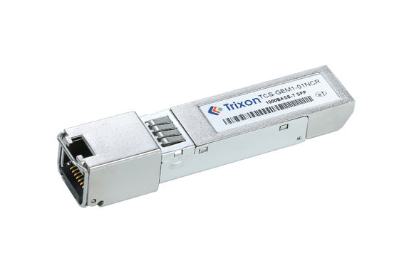 RJ-45 10GB ترانسسیور مس SFP 1.25Gbps 10M 100M 1000M TCS-GEM1-01NCR