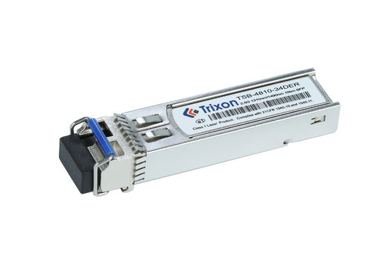TSB-4810-34DER 2.5G BIDI ماژول گیرنده SFP دو طرفه 10km فاصله 1310nm/1490nm -20°C~+85°C افزایش دمای