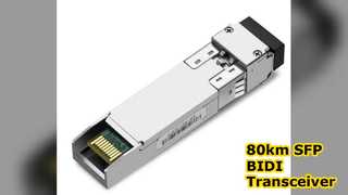 فرستنده و گیرنده 80 کیلومتری SFP+ BIDI 10.3 گیگابیت بر ثانیه Long Reach